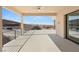 Spacious covered balcony with mountain and city views at 1057 Giovanni Ln, Henderson, NV 89012