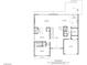Main floor plan shows the layout of living room, dining area, kitchen, bedrooms, and garage at 1057 Giovanni Ln, Henderson, NV 89012