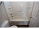 Shower and bathtub with a toilet nearby at 1286 Horizon Village Ave, Las Vegas, NV 89183