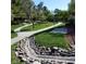 Picturesque park featuring green spaces, walking paths, and lush trees for relaxation at 1808 Scenic Sunrise Dr, Las Vegas, NV 89117