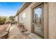 Close-up view of the home's elegant front door and well-maintained exterior at 19 Montana Way, Henderson, NV 89015