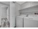 Laundry room features modern appliances and ample storage at 228 Silver Castle St, Las Vegas, NV 89144