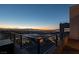 Balcony view overlooking the Las Vegas skyline at sunset at 438 Serenity Point Dr, Henderson, NV 89012