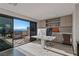 Bright office space with custom built-ins, wine fridge, and city views at 438 Serenity Point Dr, Henderson, NV 89012