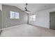 Spacious bedroom with large windows and neutral walls, offering a serene ambiance at 6 Megan Dr, Henderson, NV 89074