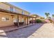 Covered back patio with outdoor dining space at 6578 Chimes Tower Ave, Las Vegas, NV 89139