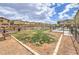 Community dog park with separate fenced areas, grassy field, and walking path at 7232 N Decatur Blvd # 4, Las Vegas, NV 89131