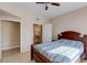 An inviting bedroom with an ensuite bathroom at 8000 W Badura Ave # 1130, Las Vegas, NV 89113