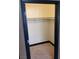 Walk-in closet with ample storage space and rod for hanging clothes at 8777 W Maule Ave # 2167, Las Vegas, NV 89148