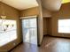 Dining room with hardwood floors and balcony access at 8777 W Maule Ave # 2167, Las Vegas, NV 89148