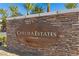 Community signage for Chelsea Estates by Lennar at 8895 Dartmouth Grove Ave, Las Vegas, NV 89148