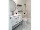 Bathroom with updated sink, vanity, shower, and toilet at 9680 Granite Gorge Ct, Las Vegas, NV 89148