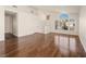 Bright living room featuring hardwood floors and lots of natural light at 9725 Sierra Mesa Ave, Las Vegas, NV 89117