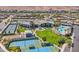 Enjoy the resort style living with community clubhouse, pool, tennis courts and fitness center at 9858 Gemstone Sunset Ave, Las Vegas, NV 89148