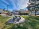 Community park features a picnic table, green space, and playground access at 9920 Keephills St, Las Vegas, NV 89183