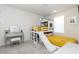 Cozy bedroom featuring a house style bunk bed and a vanity at 2665 Piroli St, Henderson, NV 89044