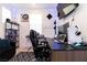 Well-lit office featuring a desk, shelves, and modern decor at 2665 Piroli St, Henderson, NV 89044