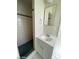 Bathroom featuring tiled shower, vanity with sink, and a mirror at 2705 Howard Dr, Las Vegas, NV 89104