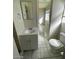 Bathroom featuring tiled floors and a new vanity at 2705 Howard Dr, Las Vegas, NV 89104
