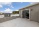Patio with a sliding glass door to the house and a view of the neighborhood at 3630 Mckinley Ave, Las Vegas, NV 89121
