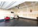Spacious two car garage with black epoxy flooring and automatic door opener at 3732 Via Gennaro, Henderson, NV 89044