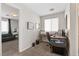 Home office including desk space, window for natural light, and neutral gray tones at 8124 Loma Del Ray St, Las Vegas, NV 89131