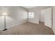 Bedroom with carpet flooring and a closet with white wire shelving at 8250 N Grand Canyon Dr # 2059, Las Vegas, NV 89166
