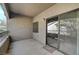 Relaxing covered patio with view from the sliding glass door at 8250 N Grand Canyon Dr # 2059, Las Vegas, NV 89166