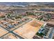 A beautiful view of the surrounding community from a lot ready for a custom home at 8825-1 S Monte Cristo Way, Las Vegas, NV 89113