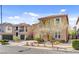 Charming two-story home with low-water landscaping including a mature tree at 9413 Ironsend St, Las Vegas, NV 89143