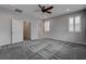 Spacious bedroom with ceiling fan, recessed lighting and plantation shutters at 1040 Via Panfilo Ave, Henderson, NV 89011