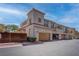Modern townhome with attached garage and well-maintained landscaping in a desirable neighborhood at 1040 Via Panfilo Ave, Henderson, NV 89011