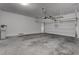 Spacious two car garage with ample storage and automatic door at 1040 Via Panfilo Ave, Henderson, NV 89011