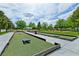 Outdoor bocce ball courts in a green space for casual play and community gatherings at 1544 Karst Pond Ave, North Las Vegas, NV 89084