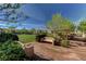 A delightful park within the community that includes lush greenery and seating at 3356 Dalmore St, Henderson, NV 89044