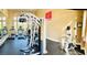 Bright workout area with machines and free weights for all residents to use at 3845 Wiggins Bay St # 104, Las Vegas, NV 89129