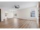 Spacious living room featuring hard surface floors, large windows, and recessed lighting at 3853 Kellogg Ave, Las Vegas, NV 89115