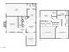 Detailed floor plan showcasing the layout of both floors, including the kitchen, living room, and bedrooms at 502 Fragrant Orchard St, Henderson, NV 89015