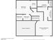 Detailed floor plan showcasing the layout of the second floor, including the primary bedroom and closets at 502 Fragrant Orchard St, Henderson, NV 89015