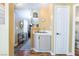 Hallway featuring a bar sink, storage and a bright, open feel at 502 Fragrant Orchard St, Henderson, NV 89015