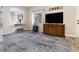 An open-concept living area features hard surface floors and neutral paint at 6317 Beige Bluff St # 3, North Las Vegas, NV 89081