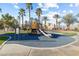 Community playground with slide and equipment, perfect for outdoor fun at 6317 Beige Bluff St # 3, North Las Vegas, NV 89081