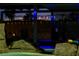 Poolside lounge with views of the Las Vegas city skyline at night at 6689 Sparks Ave, Las Vegas, NV 89142