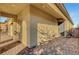 Home featuring a charming stone-paved entrance and covered porch at 8144 Skye Dragon St, Las Vegas, NV 89166