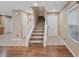 Open foyer showcasing a staircase and neutral decor at 8683 Bella Jewel Ave, Las Vegas, NV 89178