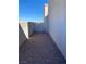 Gravel side yard with block wall on new home at 10047 Fine Fern St, Las Vegas, NV 89183
