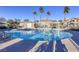 Community pool and lounge area for residents at 1099 Sheer Paradise Ln # 1, Henderson, NV 89002