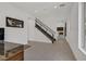 Staircase next to the office area at 1320 Enchanted River Dr, Henderson, NV 89012