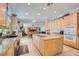 Open kitchen with granite countertops, a center island, and stainless steel appliances at 1831 Rosemere Ct, Las Vegas, NV 89117