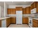 Bright kitchen featuring oak cabinets, modern appliances, and a functional layout at 341 Grapevine Rd, Mesquite, NV 89027